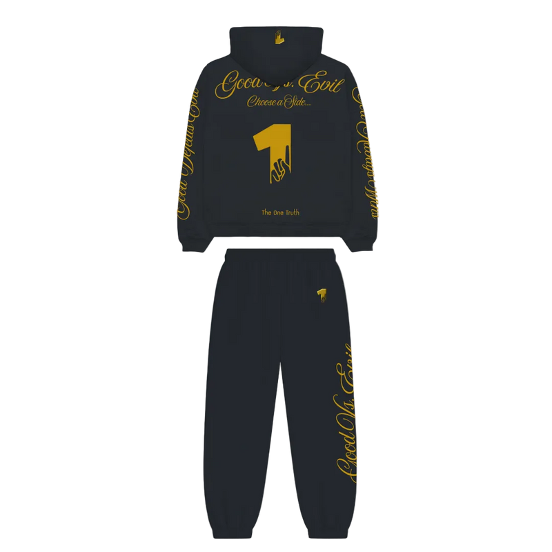 Good Vs Evil Ultra Luxury Hoodie Set