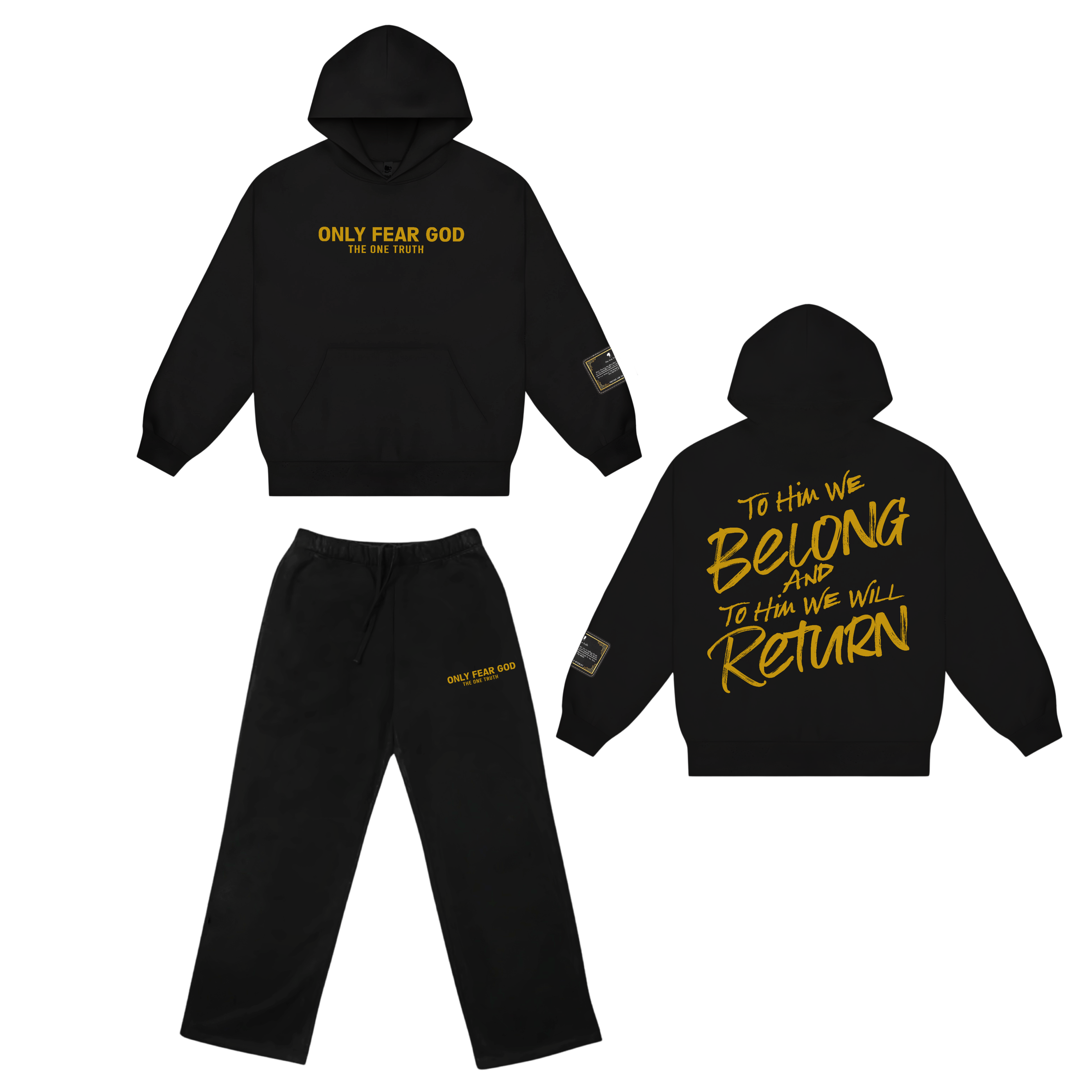 Only Fear God - Hoodie Set