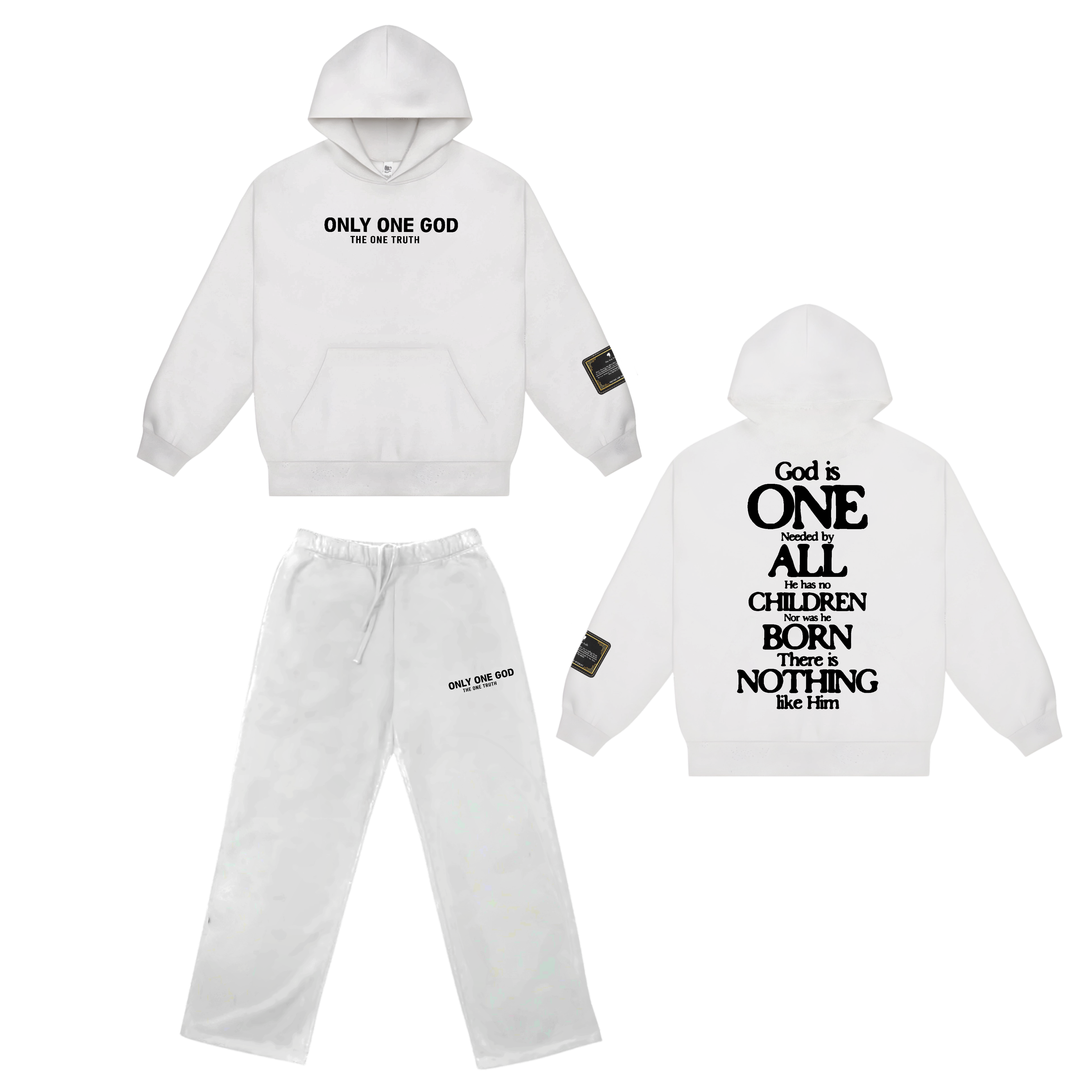 Only One God - Hoodie Set