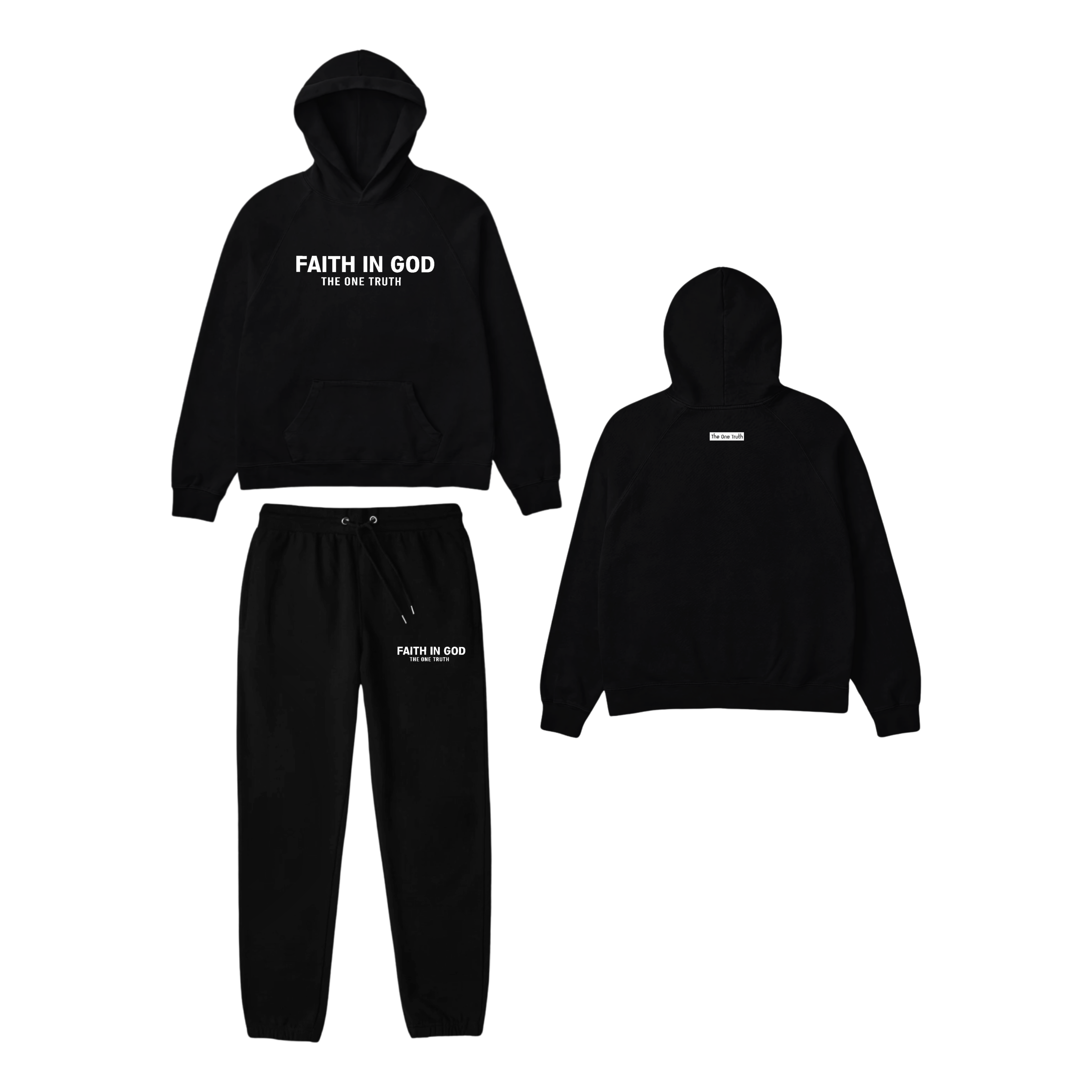 SOLD OUT - Faith In God - Hoodie & Jogger Set (NEW)